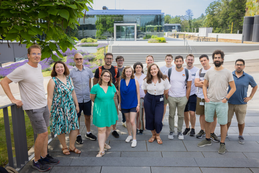 ARISE fellows and programme managers in group photo at EMBL