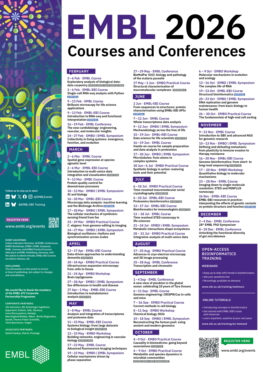 CCO courses poster 2026