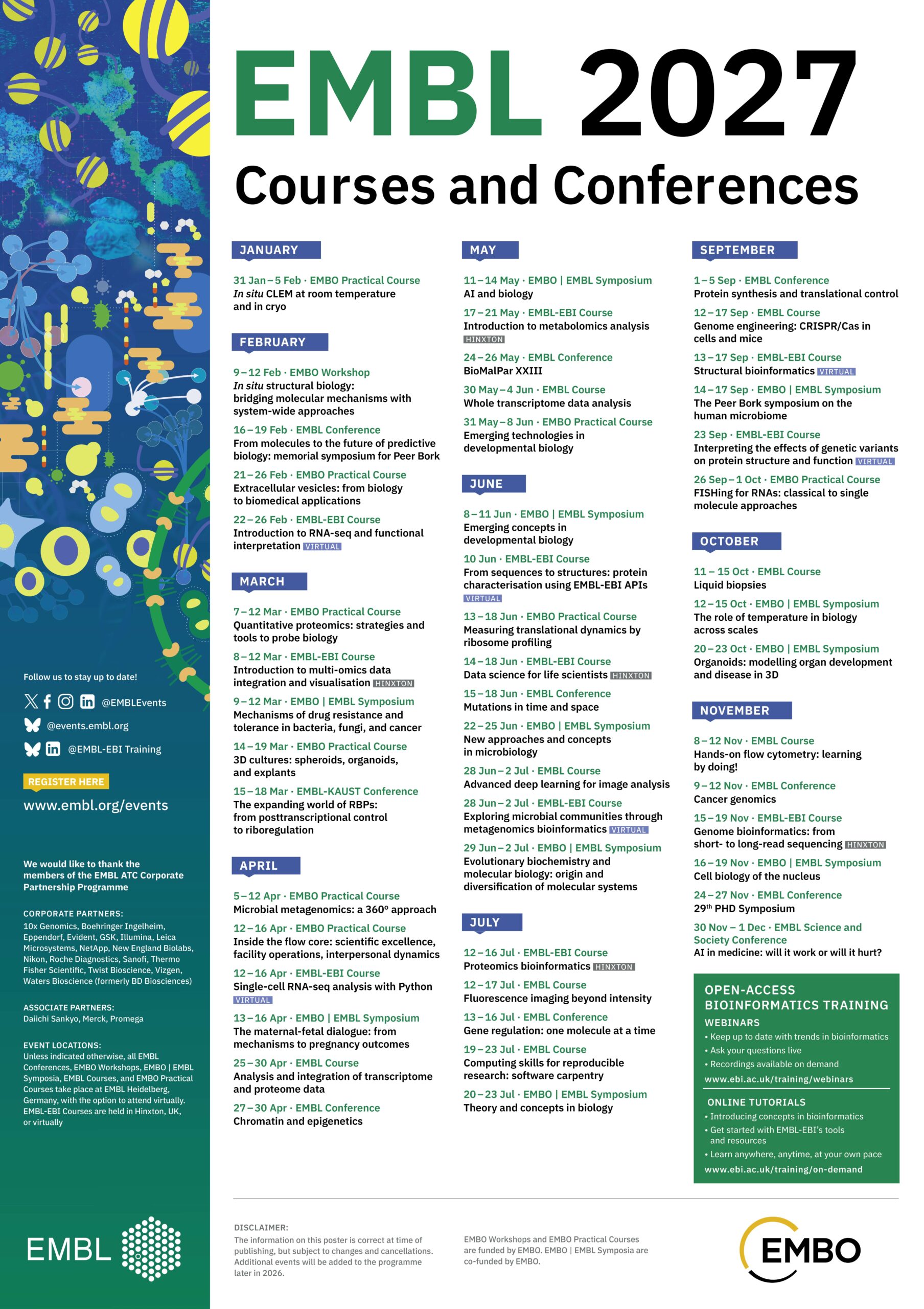 CCO courses poster 2026