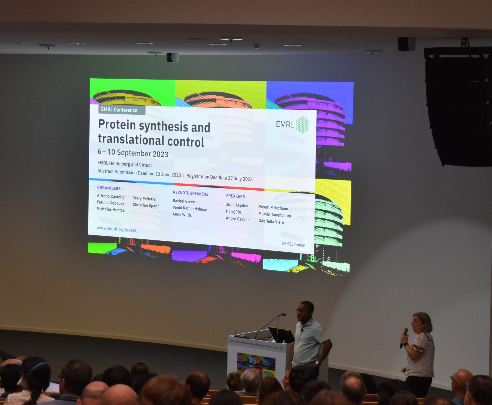 They keynote presentations can be viewed on the EMBL YouTube Channel