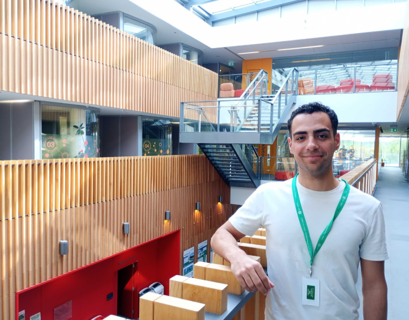 Harry Roussos. Photo credit: Ajay Mishra/EMBL-EBI.
