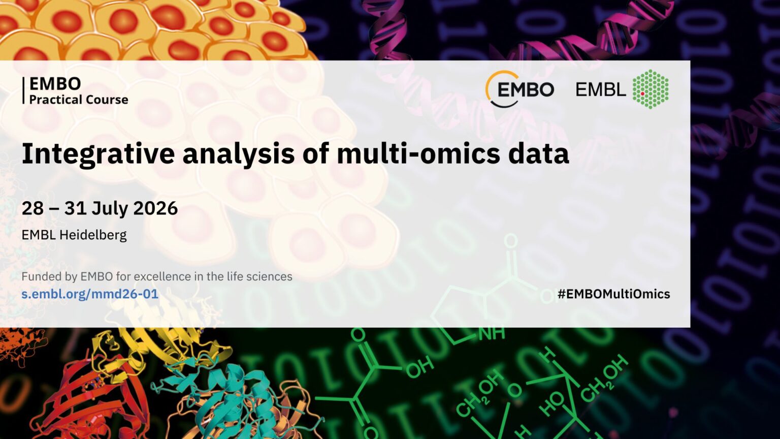 Integrative analysis of multi-omics data – Course and Conference Office