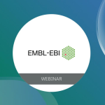 EMBl-EBI logo. Text displays webinar.