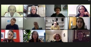 people in a video call