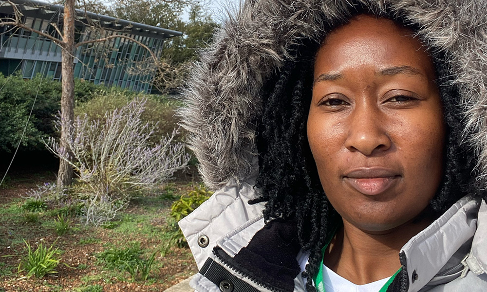 close up portrait of Tendai Washaya