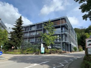 front view of EMBO building