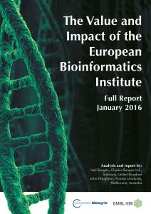 EMBL-EBI 2016 Impact report