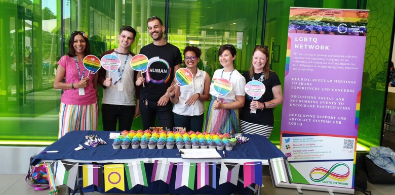 LGBTQ network on the Wellcome Genome Campus