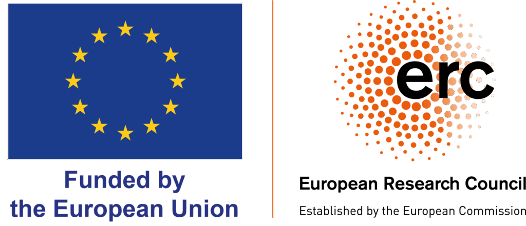 European Union emblem and the ERC logo