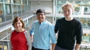 photo of Vikas Trivedi and lab members