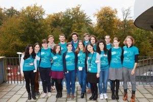 No coincidence: organisers of this year’s PhD Symposium gather at EMBL Heidelberg 22–24 October for Just by Chance? Randomness and variability shaping biology. PHOTO: EMBL Photolab/Marietta Shupp