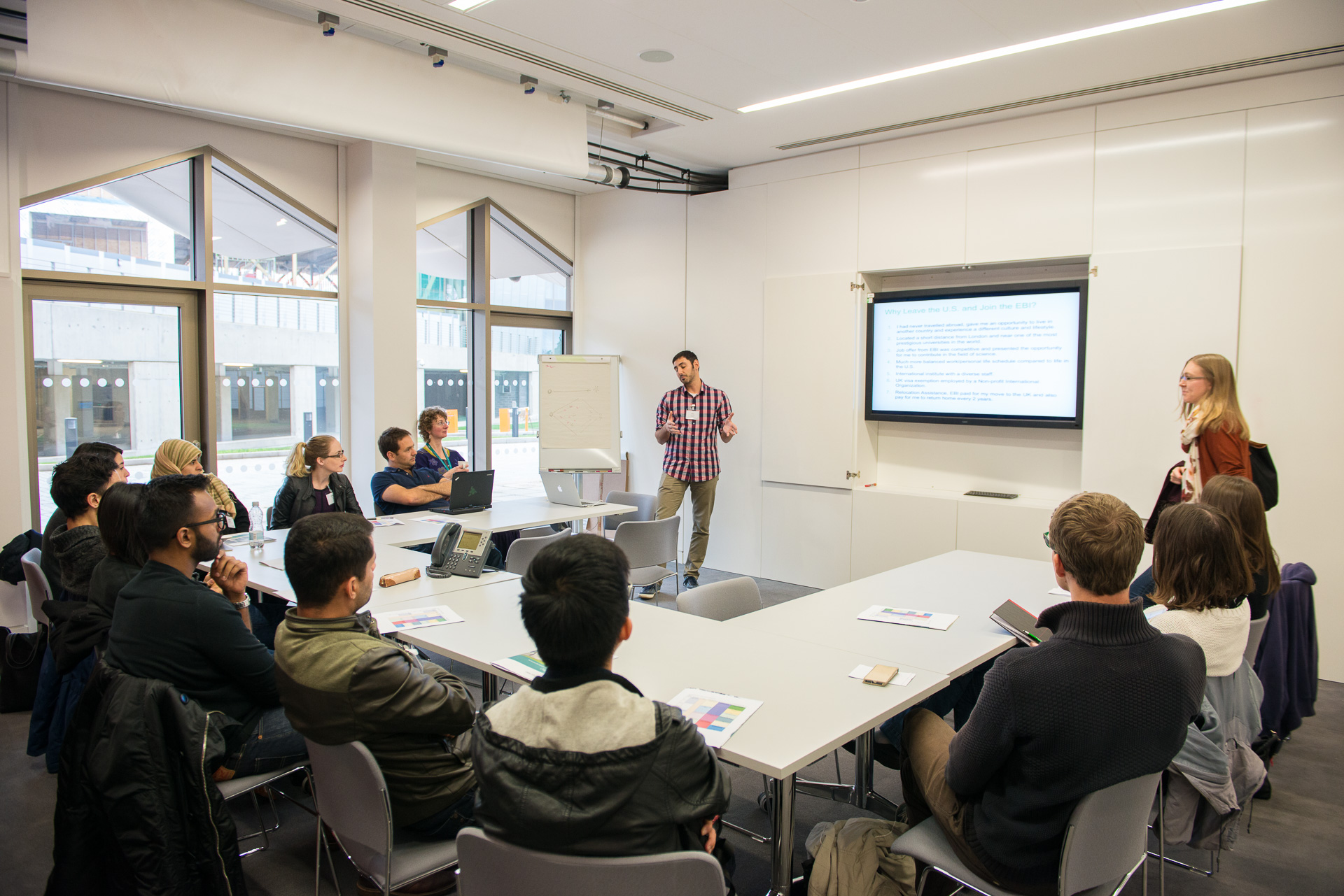 Steven Rosanoff at EMBL-EBI Open Day 2015