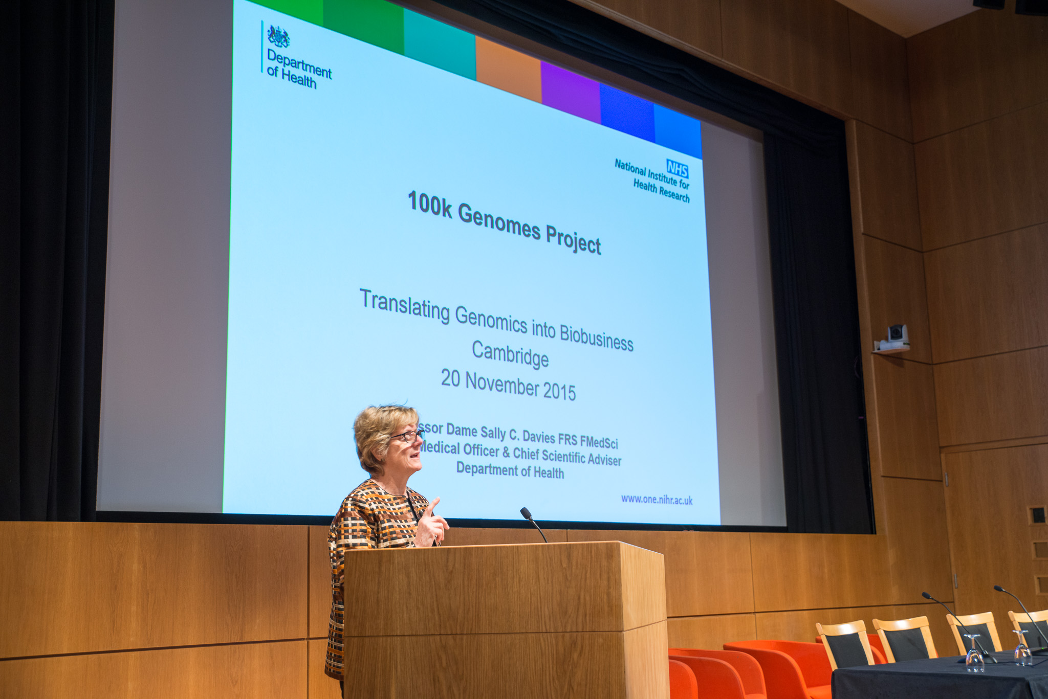 BioBeat15: Sally Davies presents 100,000 Genomes