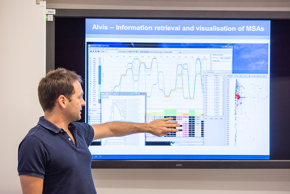 Roland Schwarz at EMBL-EBI Open Day 2015