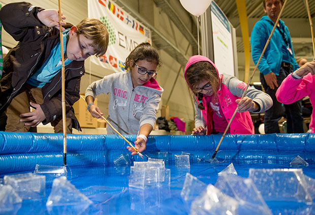 More than 600 'diplomas' were awarded to budding crystallographers for successfully fishing crystals! PHOTO: DESY 2015