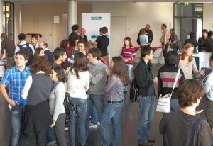 Networking at a conference can be the start of a fruitful collaboration. PHOTO: EMBL Photolab