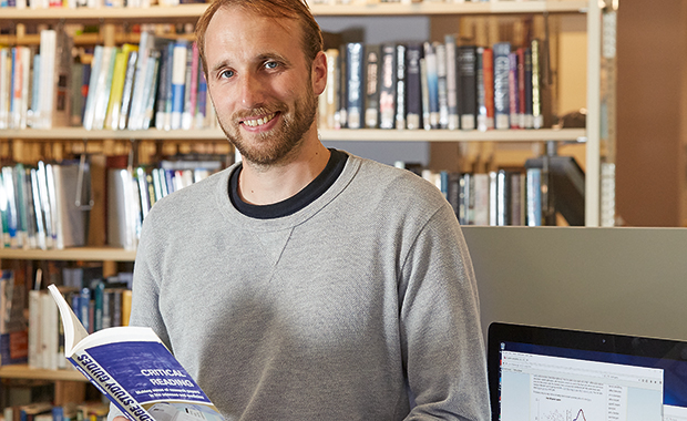 EMBL postdoc, Falk Hildebrand. PHOTO: EMBL/Marietta Schupp