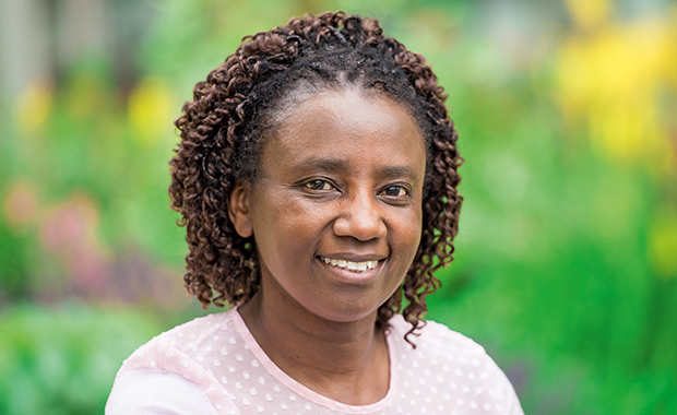 EMBL postdoc, Grace Mugumbate. PHOTO: Robert Slowley