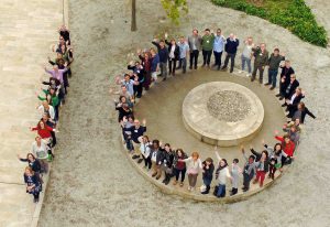 Aerial view of EMBL-EBI Training Symposium 2017