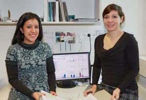 Judith Zaugg and Mariana Ruiz Velasco. PHOTO: Marietta Schupp/EMBL