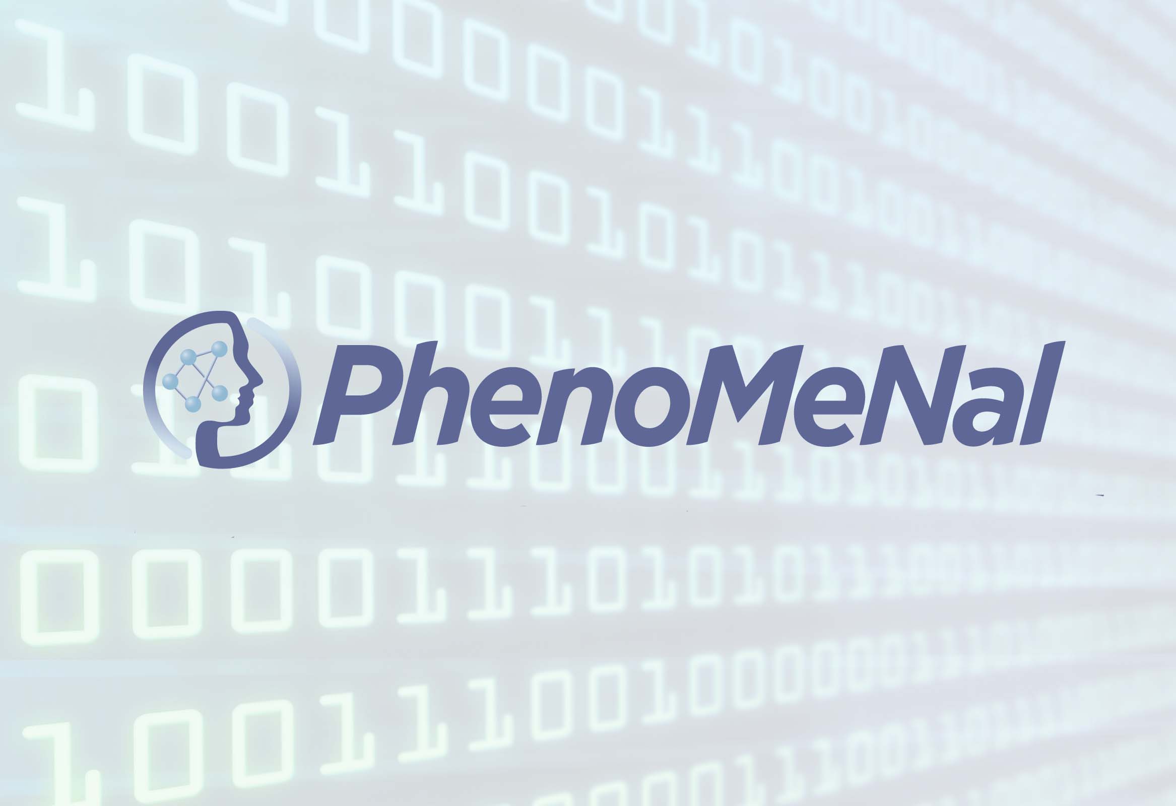 PhenoMeNal logo on binary data stream