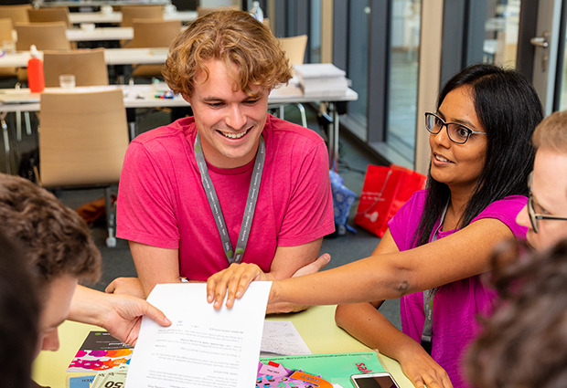 EIPOD postdocs work together as part of the Corporate Summer School.