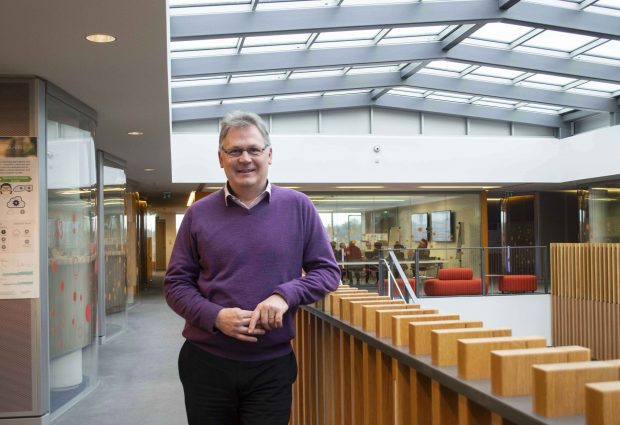 New Open Targets Director, Ian Dunham in EMBL-EBI South Building