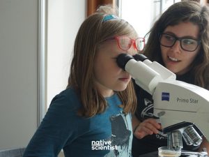 Children can ask scientists questions in their mother tongue.