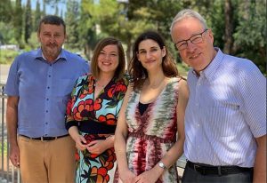 Meytal Landau with Thomas Dobner, Katharina Fegebank and Matthias Wilmanns