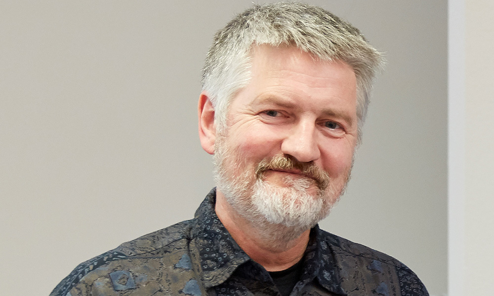 Head shot of male scientist