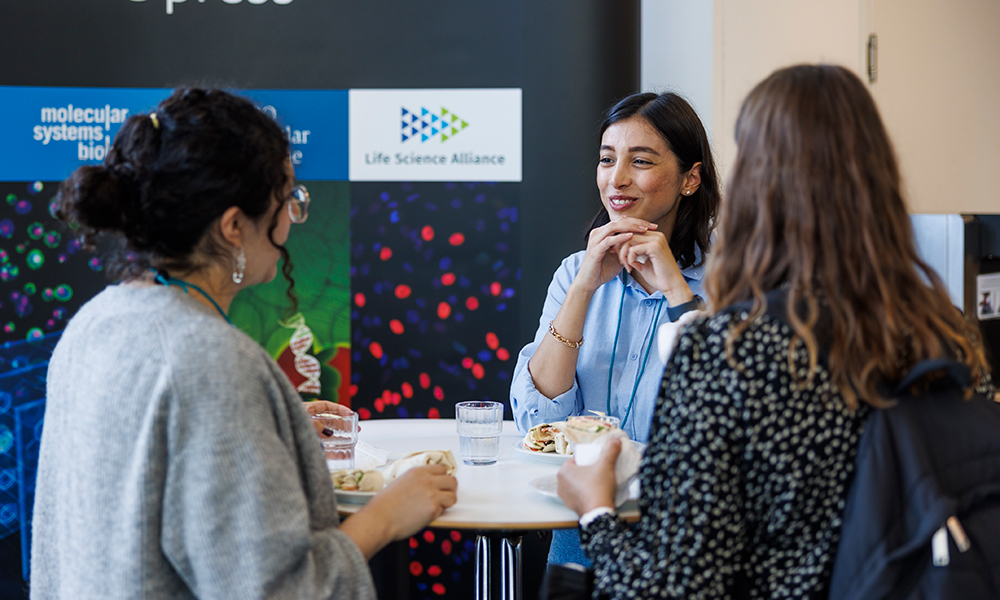 A group of people at EMBL's partnership conference