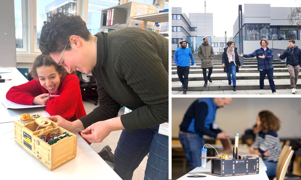 Three photographs help capture student's experience with PlanktoScope and spending a week in the Vincent Lab