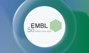 EMBL logo amended to note its upcoming 50th anniversary