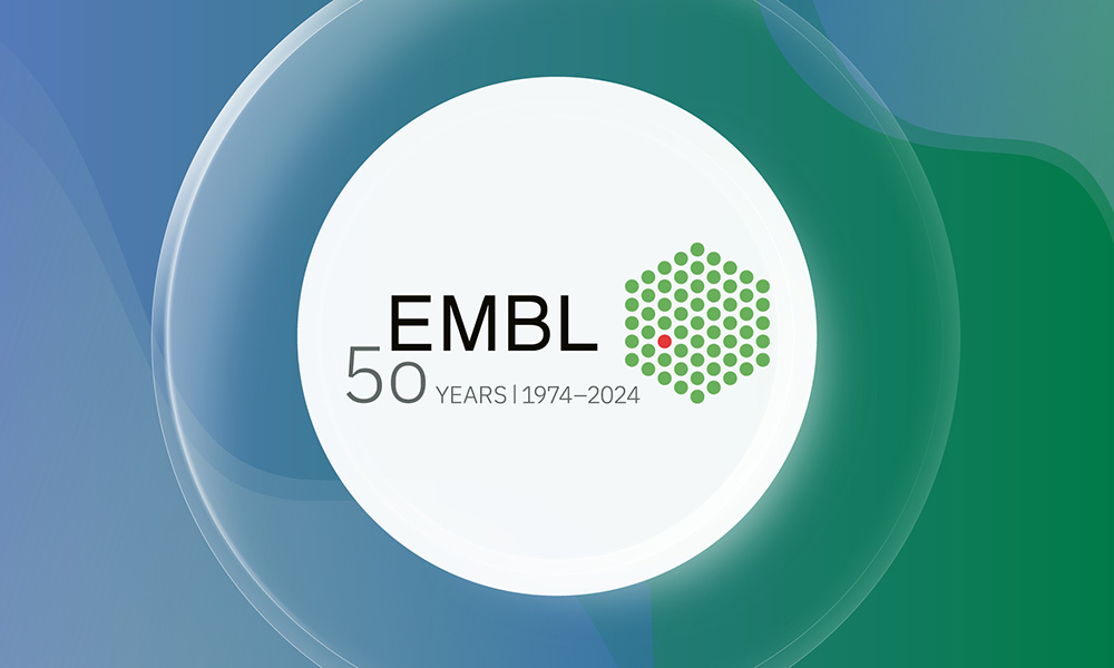 EMBL logo amended to note its upcoming 50th anniversary