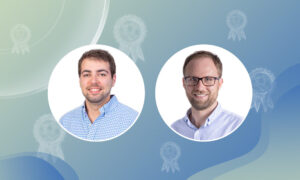 Portraits of Cortes-Ciriano and Wojciech Galej, ERC consolidator grant awardees, announced in December 2025.