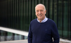 Man in blue sweater